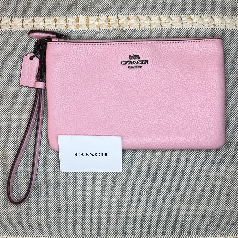 SMALL COACH WRISTLET - Picture 1 of 3